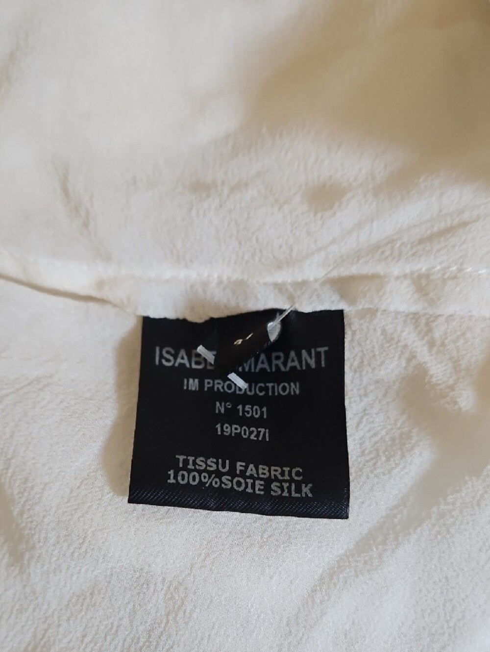 Isabel Marant White Silk Slip Cami - Picture 6 of 7